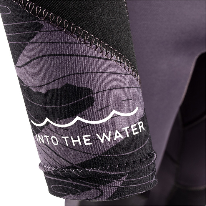 2025 Gul Junior Response 5/3mm Back Zip Wetsuit RE1218-C1 - Charcoal / Contour Camo